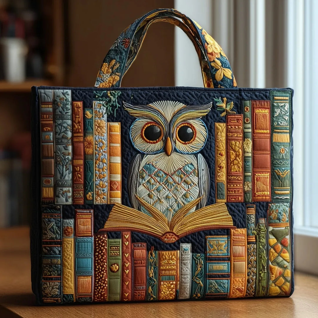 Artisanal Tote Bag - Owl and Vintage Books