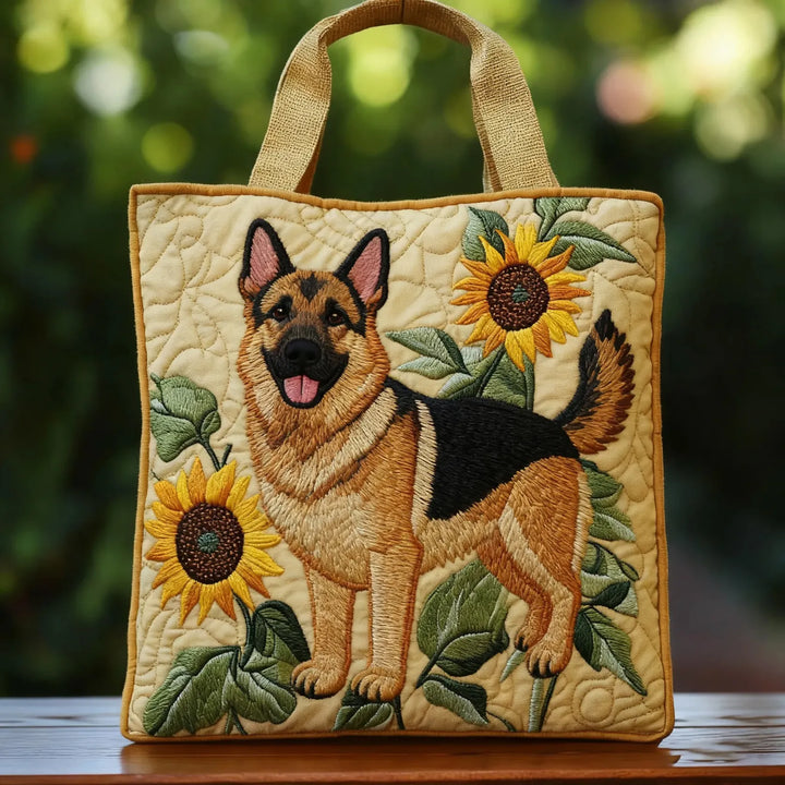 Artisan Bag - Floral German Shepherd
