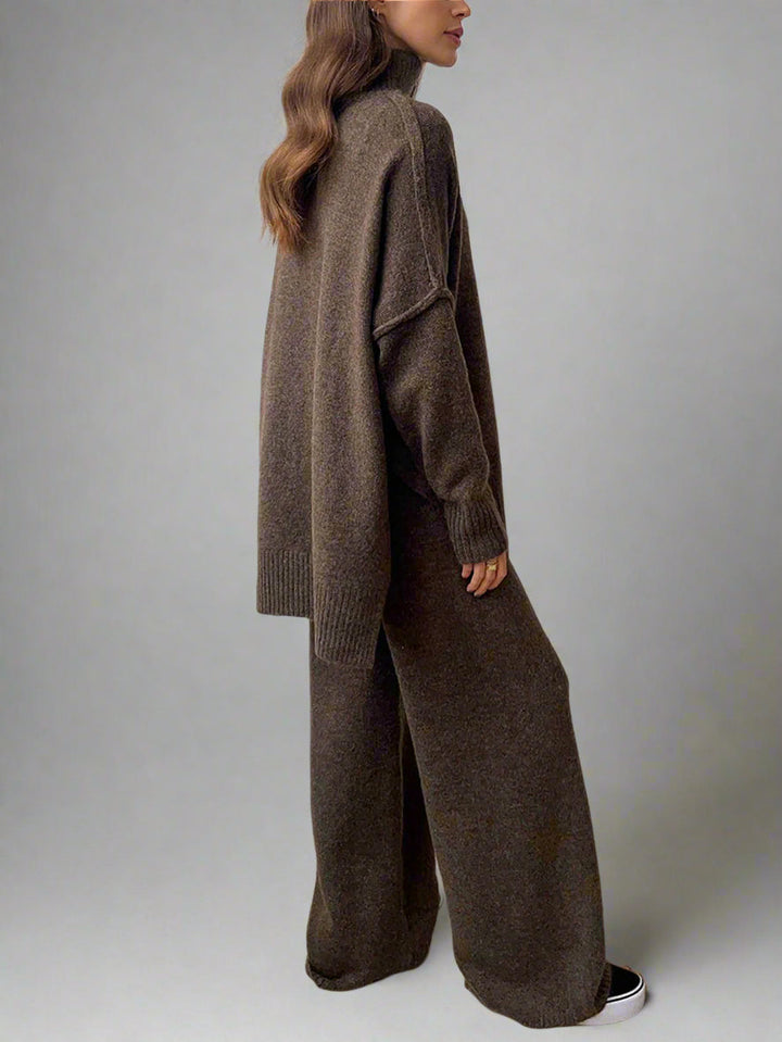 Amelia | Soft Knit Turtleneck Lounge Set