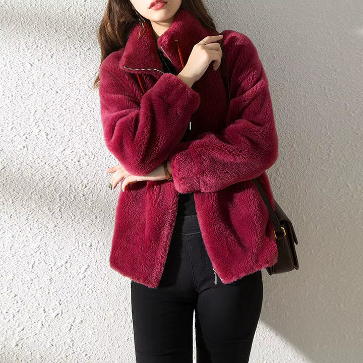 Mila | Plush Teddy Zip Jacket