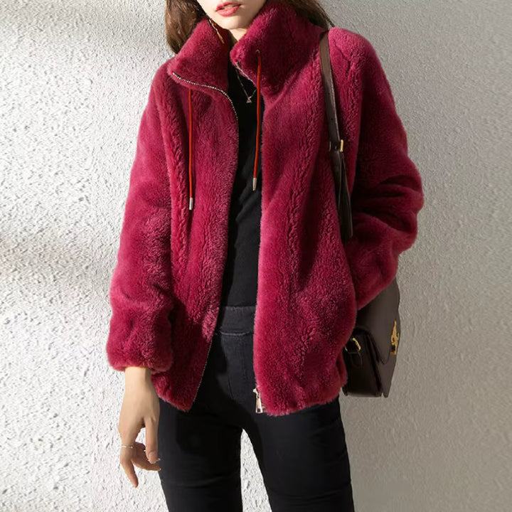 Mila | Plush Teddy Zip Jacket